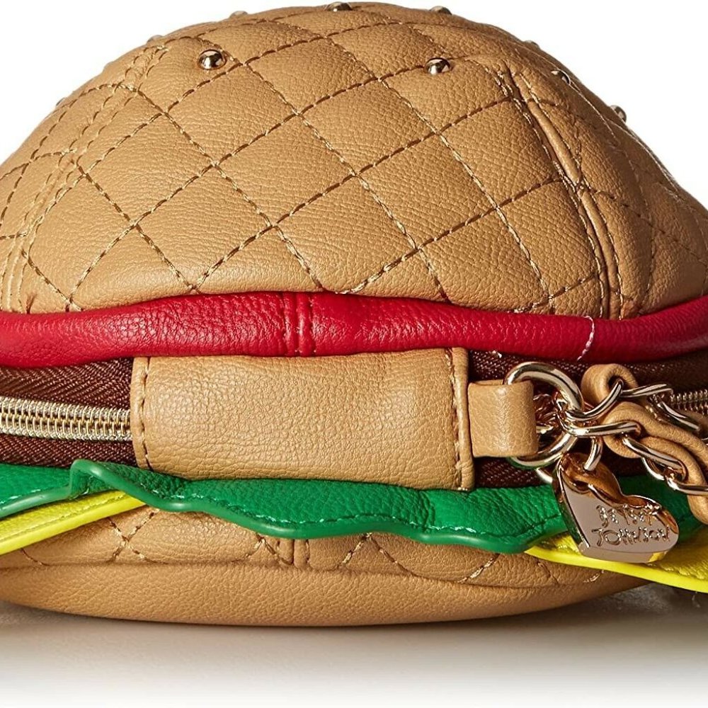 NWT Betsey Johnson NICE BUNS HAMBERGER WRISTLET - Picture 5 of 11